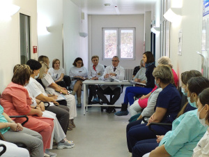 Важна обратная связь. Встреча главврача с лабораторным отделением 