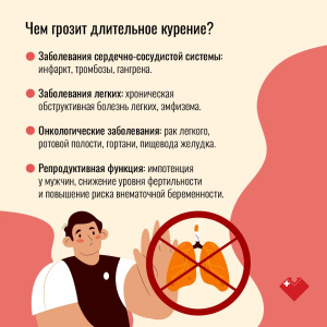 Курение даже одной сигареты в день «обеспечивает» до 50% риска развития инфаркта и инсульта